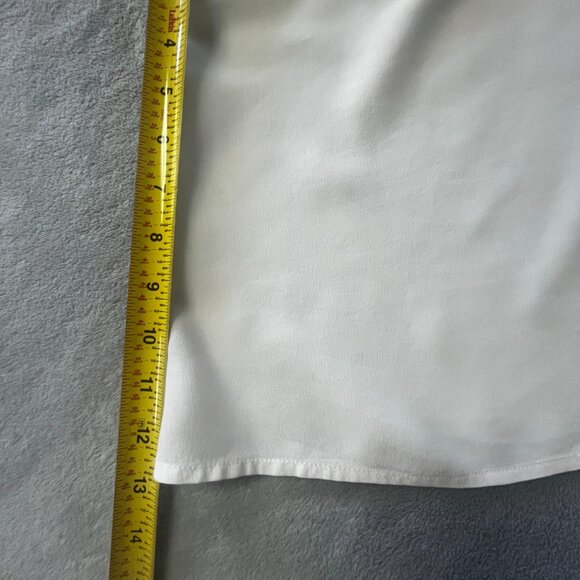 Aritzia Wilfred 100% Silk Ivory Sleeveless Tank Top - Picture 7 of 9